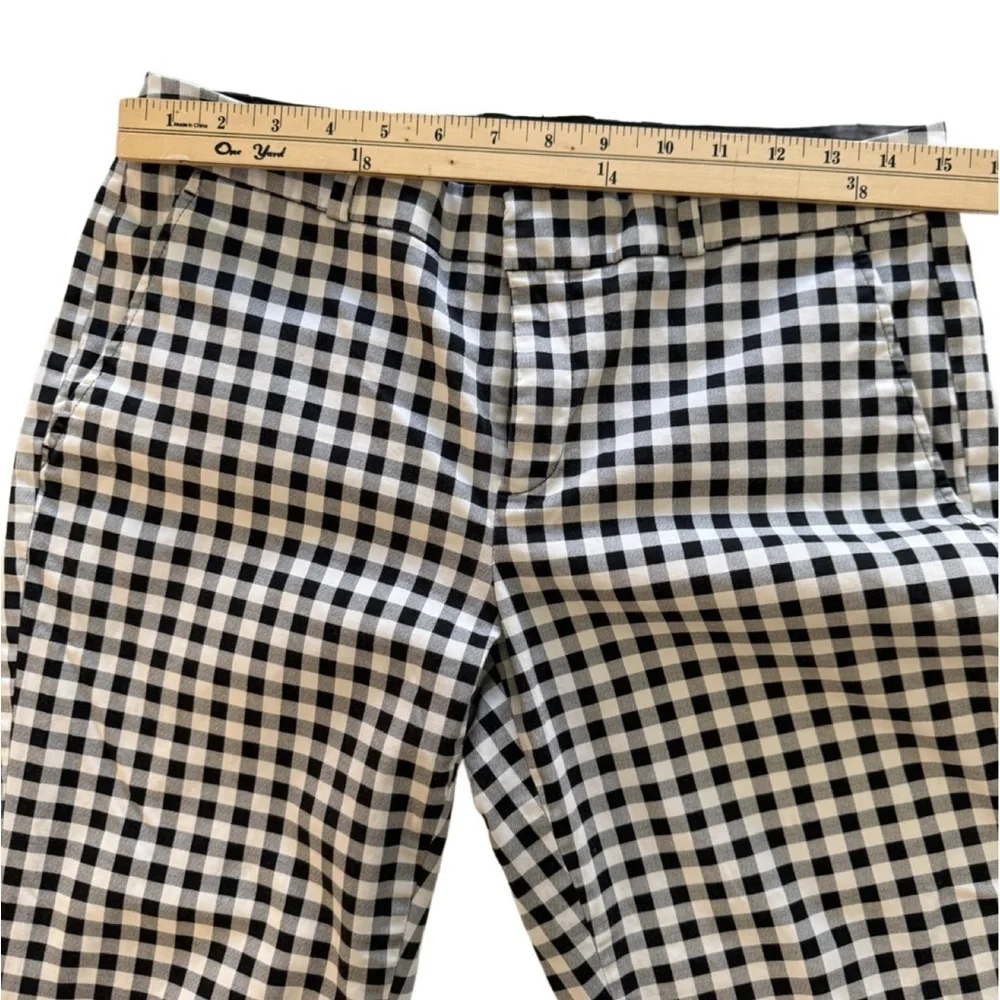 Banana Republic gingham checkered pants, Size 6. 2076